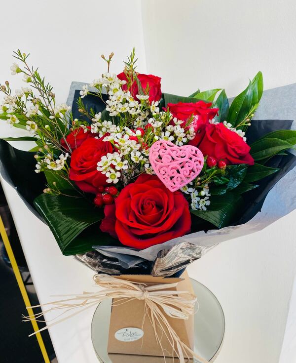 Flowers delivered to customer