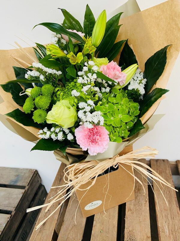 Flowers delivered to customer