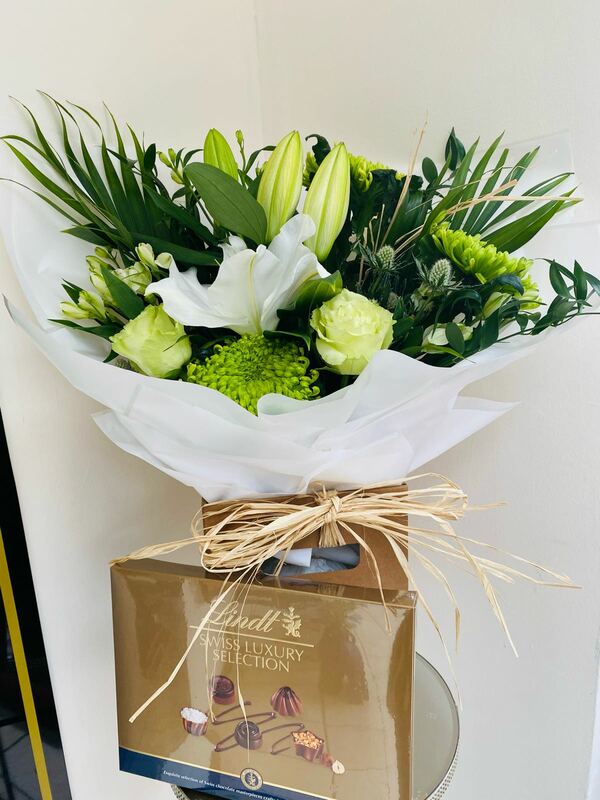 Flowers delivered to customer