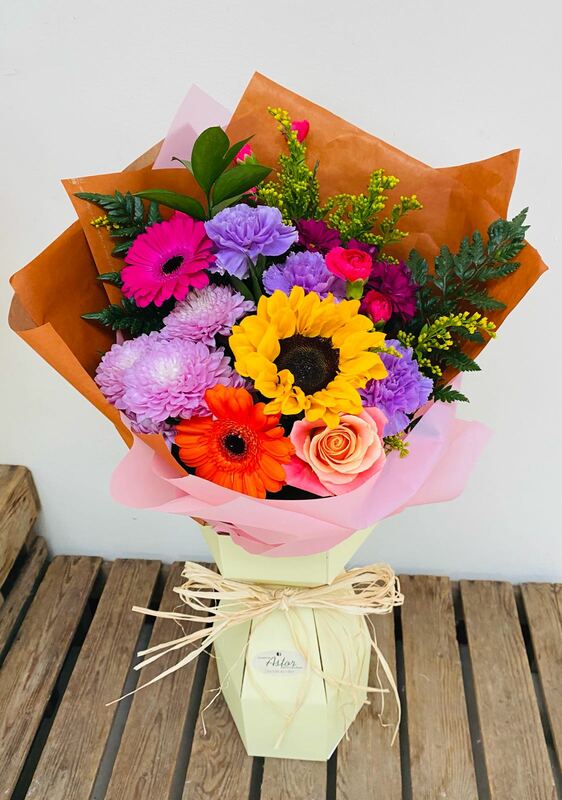 Flowers delivered to customer