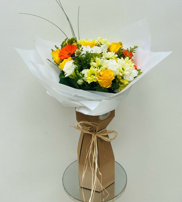Flowers delivered to customer