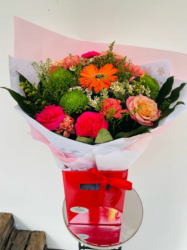 Flowers delivered to customer