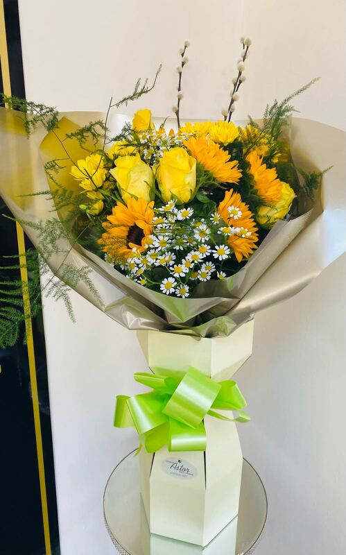 Flowers delivered to customer