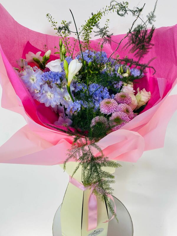 Flowers delivered to customer