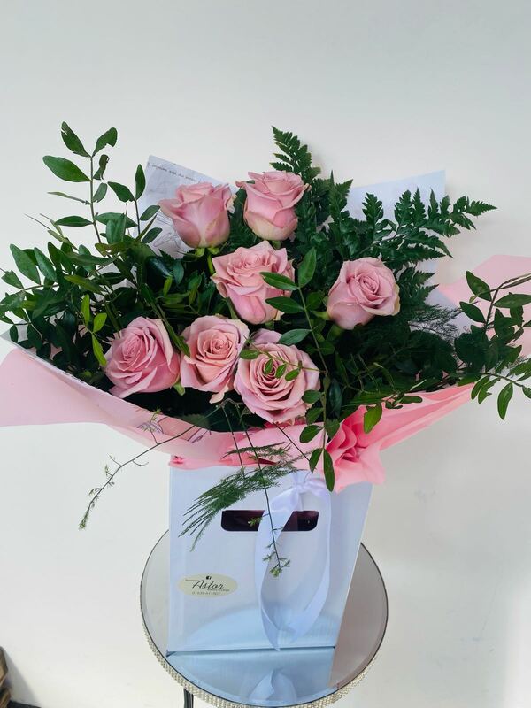 Flowers delivered to customer