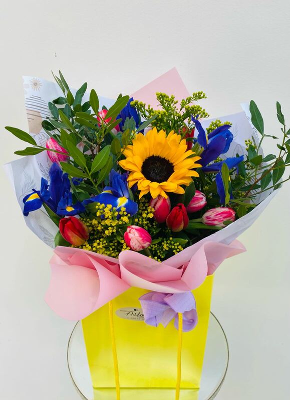 Flowers delivered to customer