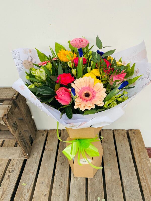 Flowers delivered to customer