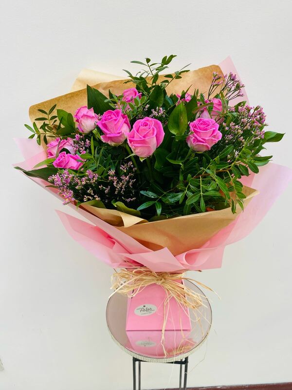 Flowers delivered to customer