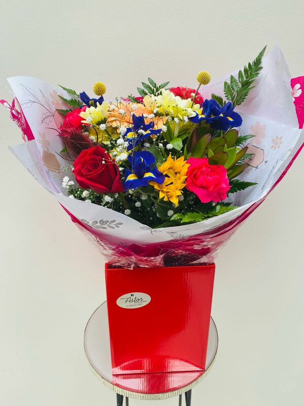 Flowers delivered to customer