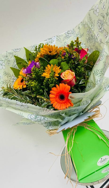 Flowers delivered to customer