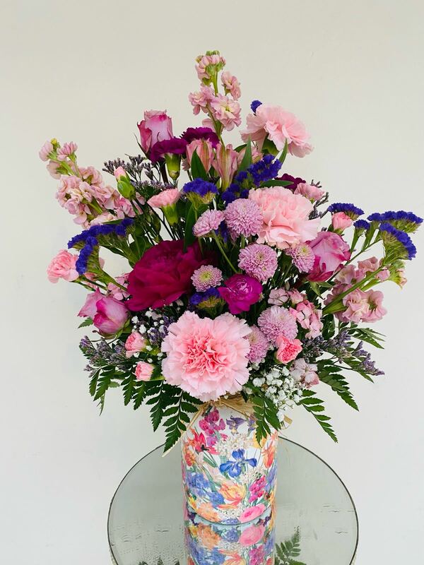 Flowers delivered to customer