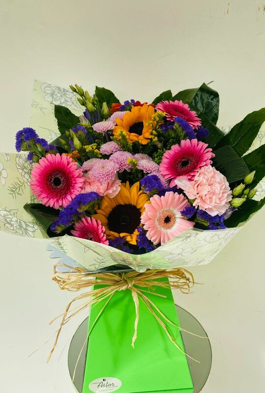 Flowers delivered to customer
