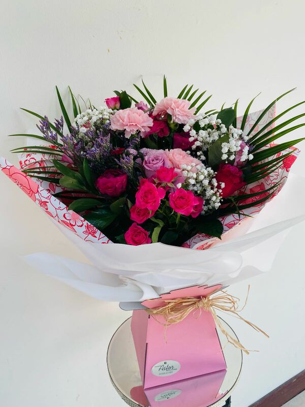 Flowers delivered to customer
