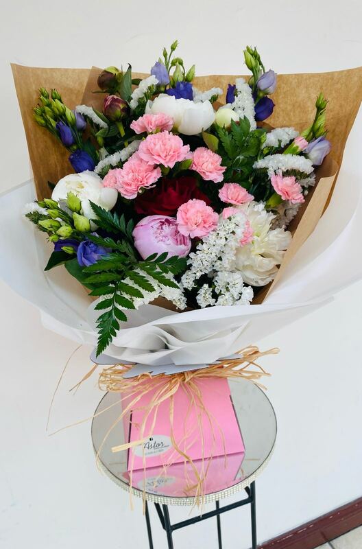 Flowers delivered to customer
