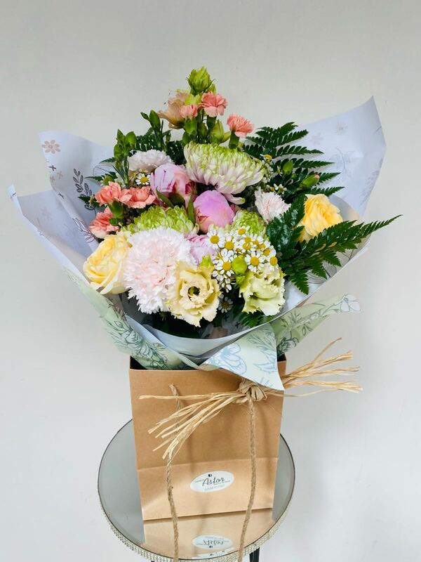 Flowers delivered to customer