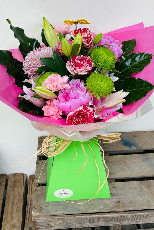 Flowers delivered to customer