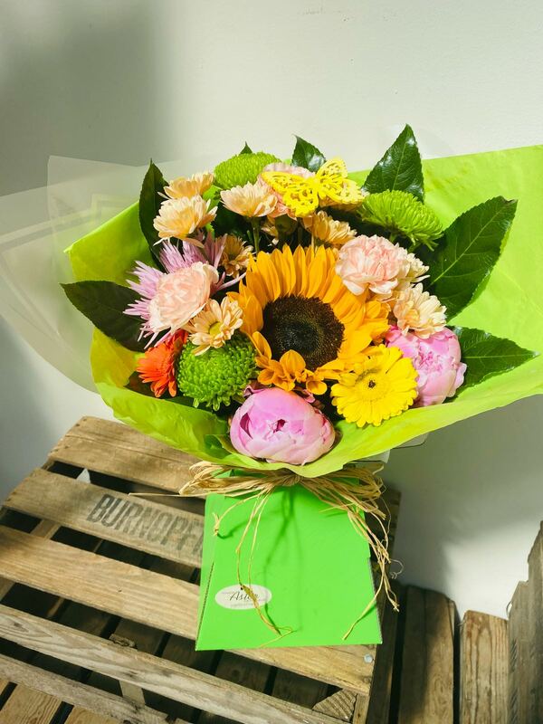 Flowers delivered to customer