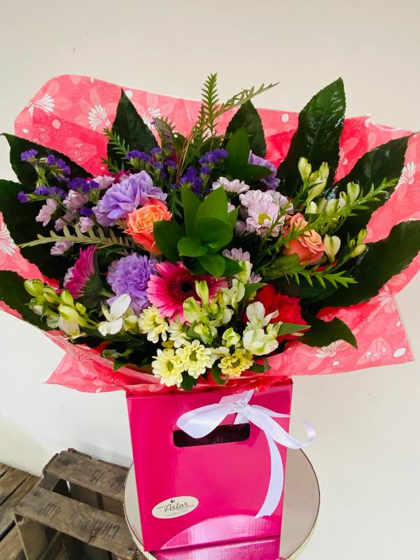 Flowers delivered to customer