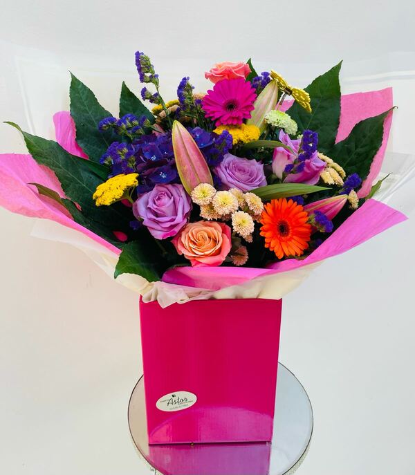 Flowers delivered to customer