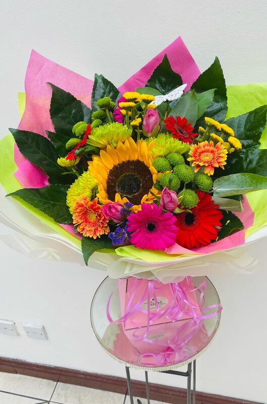Flowers delivered to customer