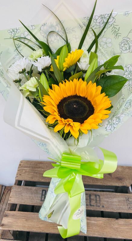 Flowers delivered to customer