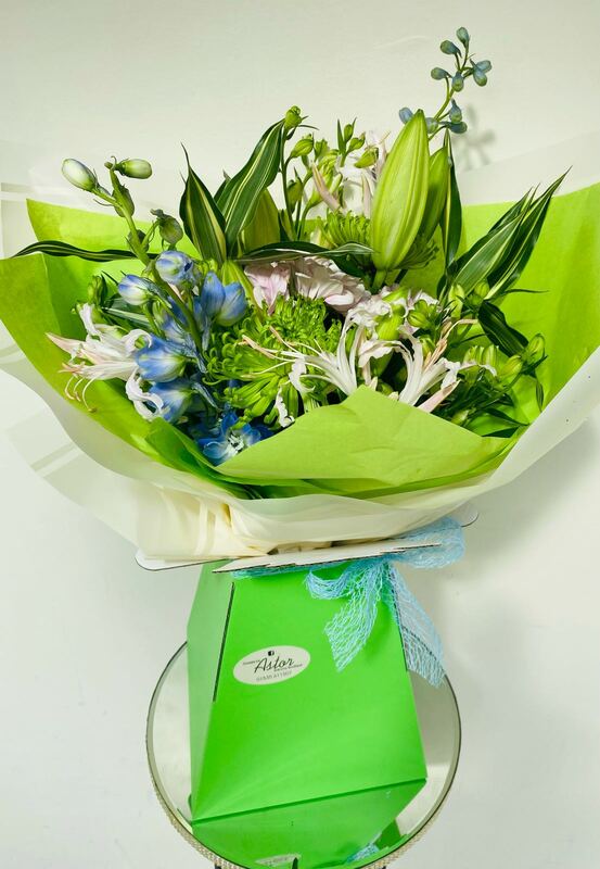 Flowers delivered to customer