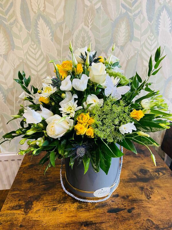 Flowers delivered to customer