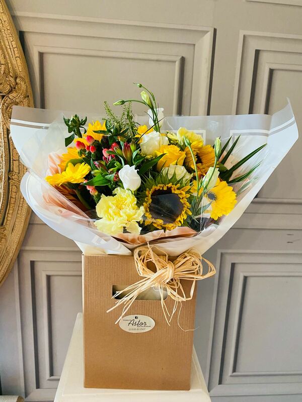 Flowers delivered to customer
