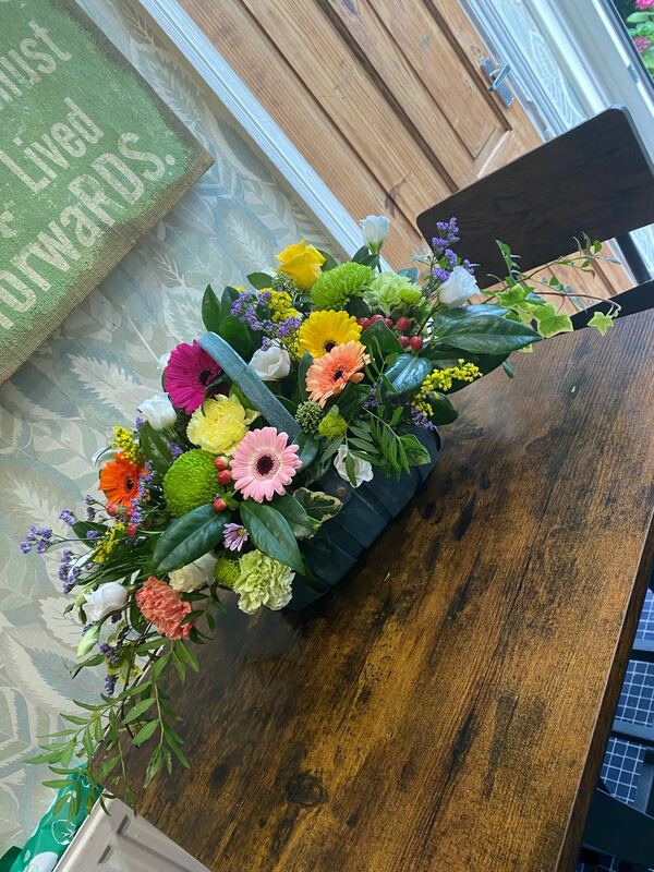 Flowers delivered to customer