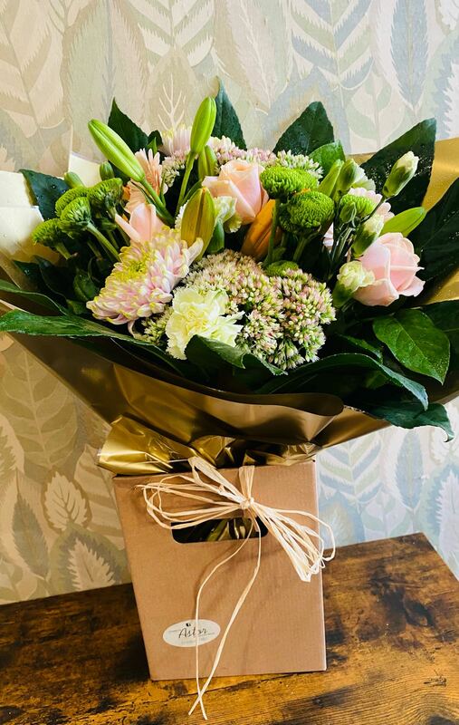 Flowers delivered to customer
