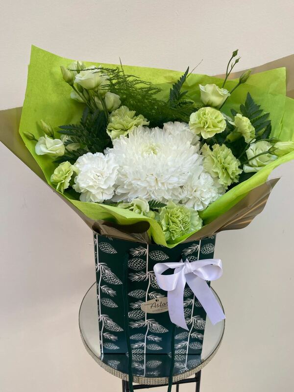 Flowers delivered to customer