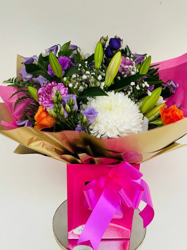 Flowers delivered to customer
