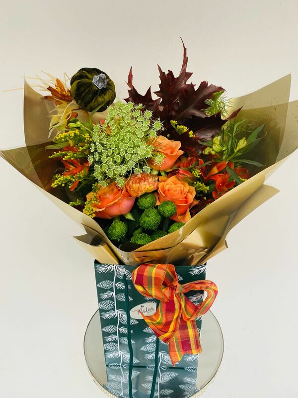 Flowers delivered to customer