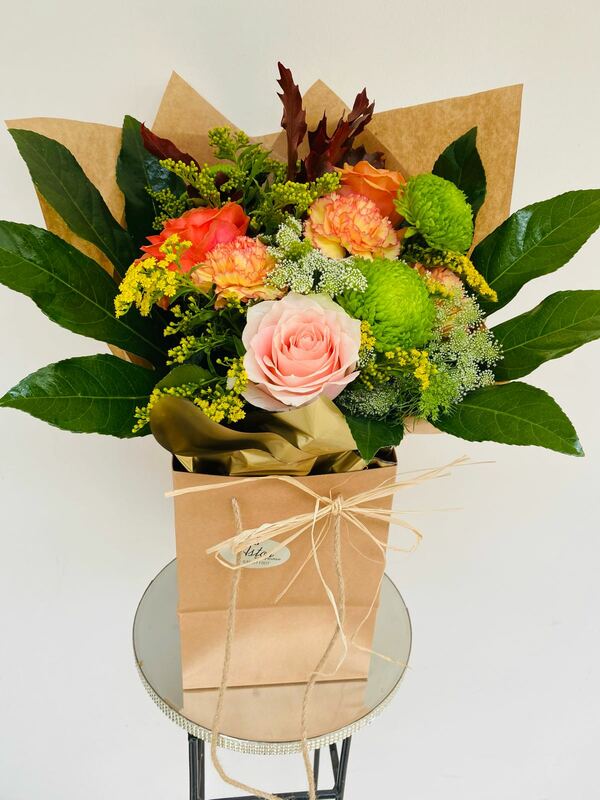 Flowers delivered to customer