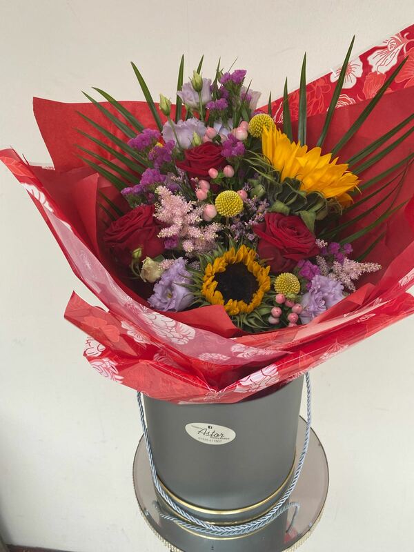 Flowers delivered to customer