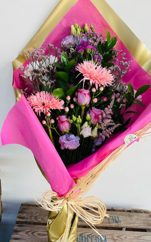 Flowers delivered to customer