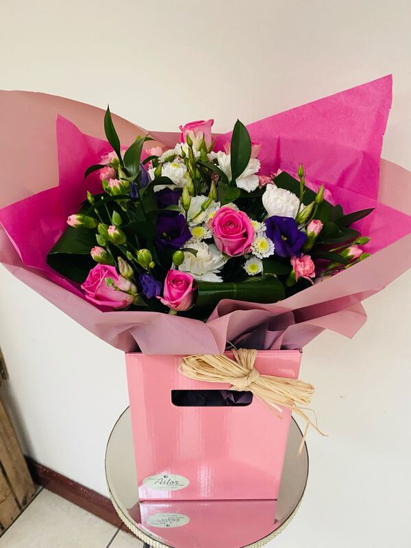 Flowers delivered to customer