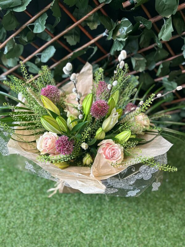 Flowers delivered to customer