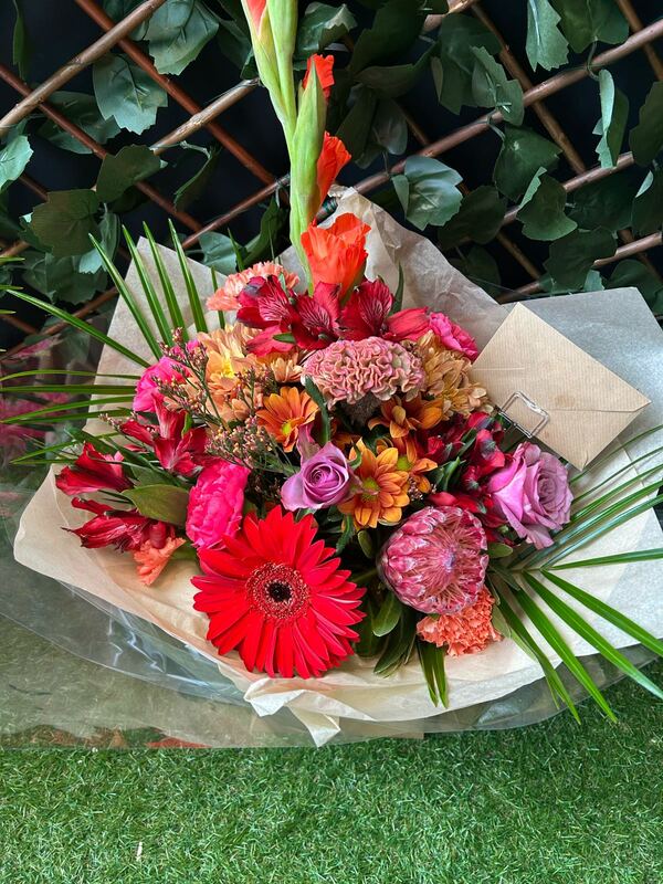 Flowers delivered to customer