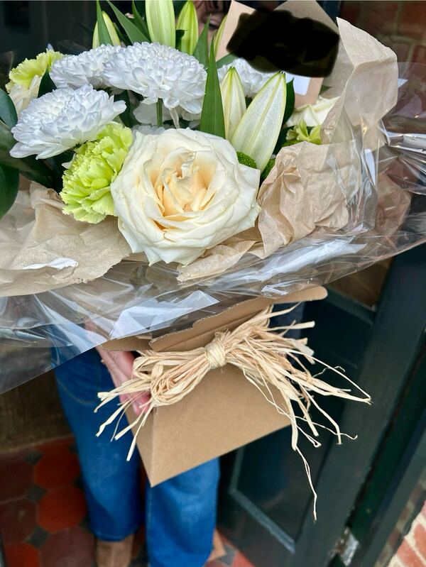 Flowers delivered to customer