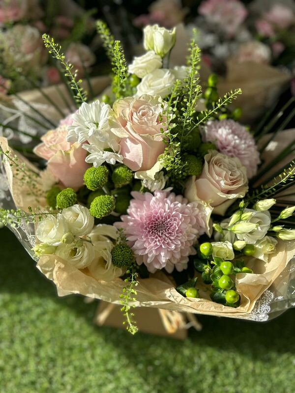 Flowers delivered to customer