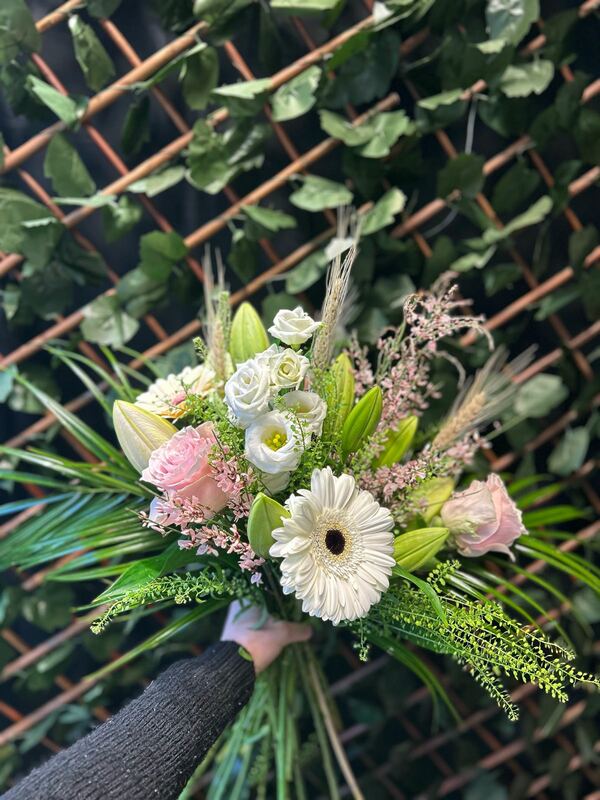 Flowers delivered to customer