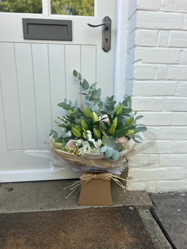 Flowers delivered to customer