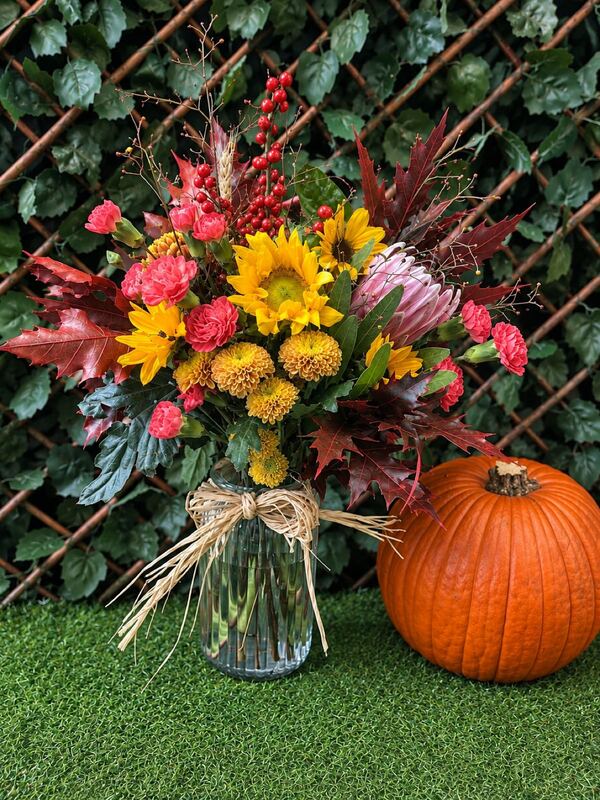 Flowers delivered to customer