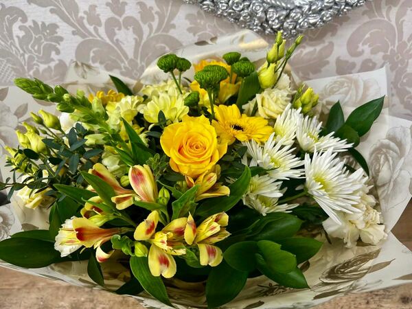 Flowers delivered to customer