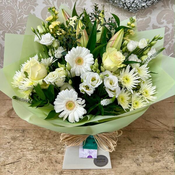 Flowers delivered to customer