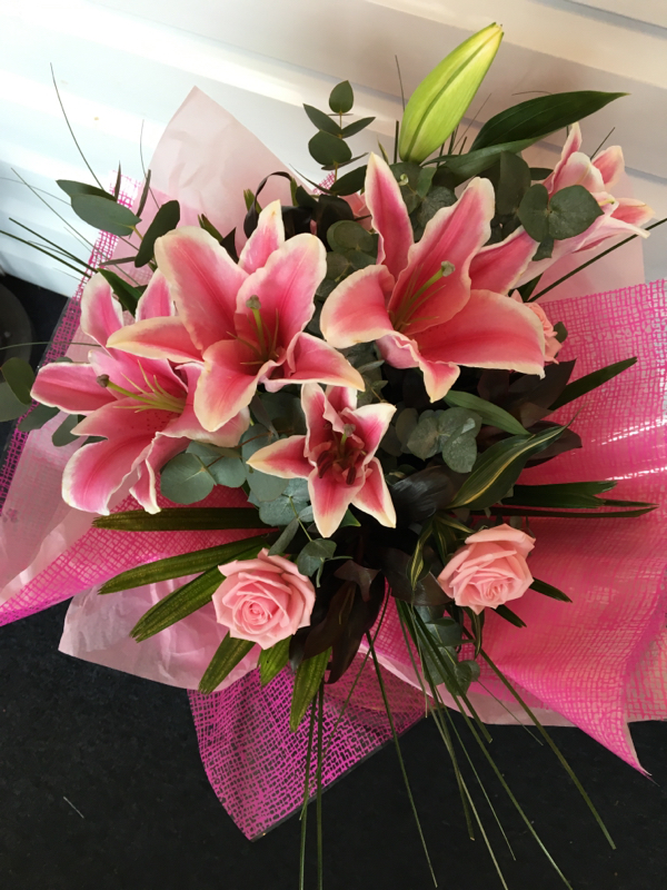 Flowers delivered to customer