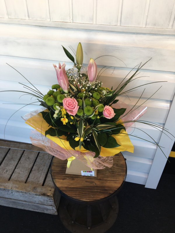 Flowers delivered to customer