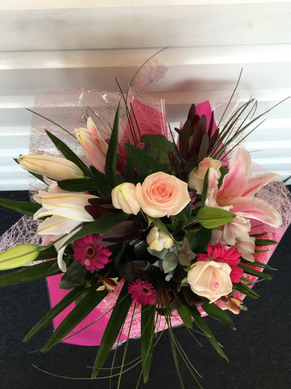 Flowers delivered to customer