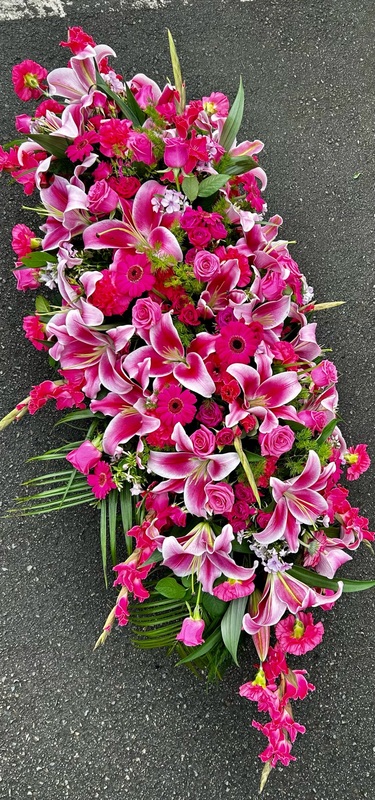 Flowers delivered to customer